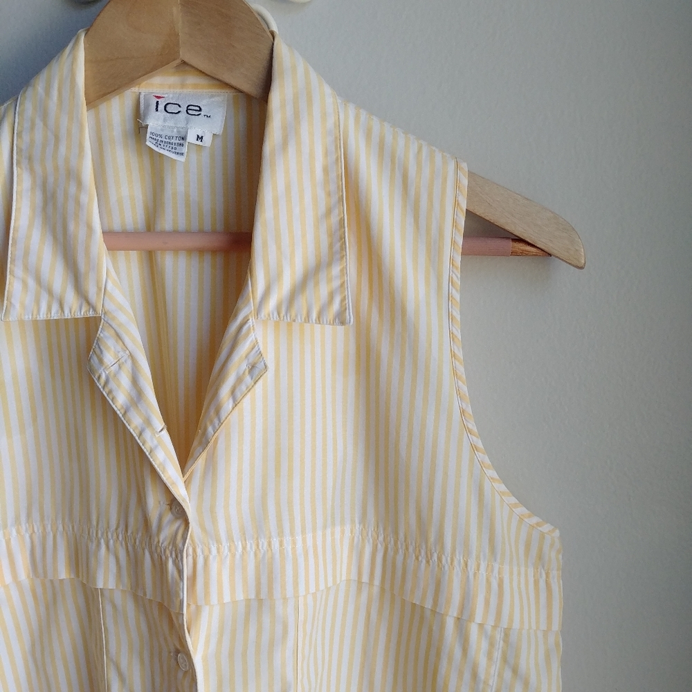 VINTAGE // Ice Striped Popover